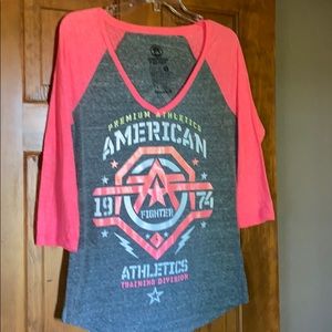 American Fighter 3/4 sleeve T